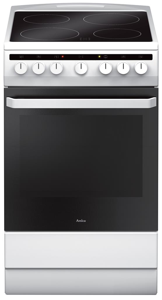 Amica 58CE1.30HMsQ(W) BIELY keramický sporák